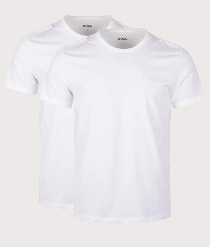 Hugo Boss Mens 2 Pack Relaxed Fit RN T-Shirt